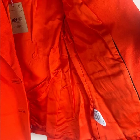 NWT Boden Classic Blazer Orange Women's Size 4P Career Business Office - Picture 3 of 12